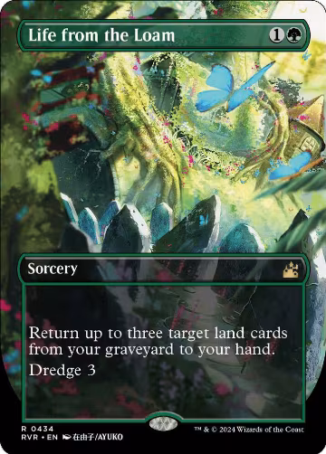 Life from the Loam (Anime Borderless) (434), Ravnica Remastered — Magic card price