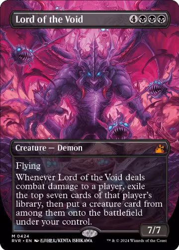 Lord of the Void (Anime Borderless) (424), Ravnica Remastered — Magic card price