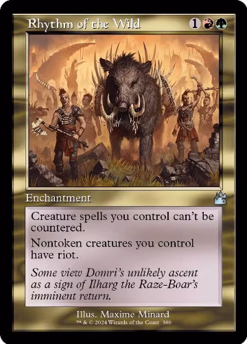 Rhythm of the Wild (Retro Frame) (380), Ravnica Remastered — Magic card price