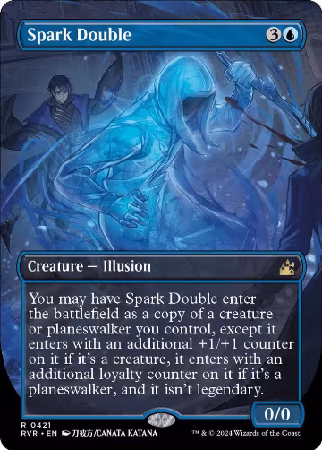 Spark Double (Anime Borderless) (421), Ravnica Remastered — Magic card price