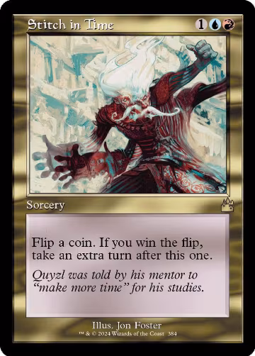 Stitch in Time (Retro Frame) (384), Ravnica Remastered — Magic card price