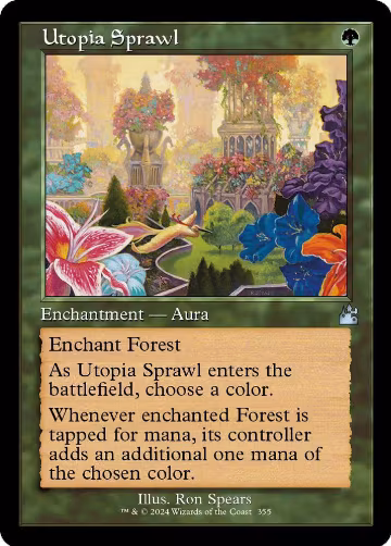 Utopia Sprawl (Retro Frame) (355), Ravnica Remastered — Magic card price