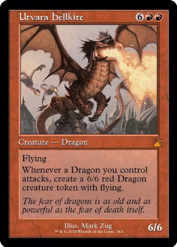 Utvara Hellkite (Retro Frame) (342), Ravnica Remastered — Magic card price