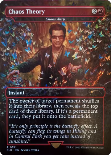 Chaos Theory - Chaos Warp (741), Secret Lair Drop Series — Magic card price