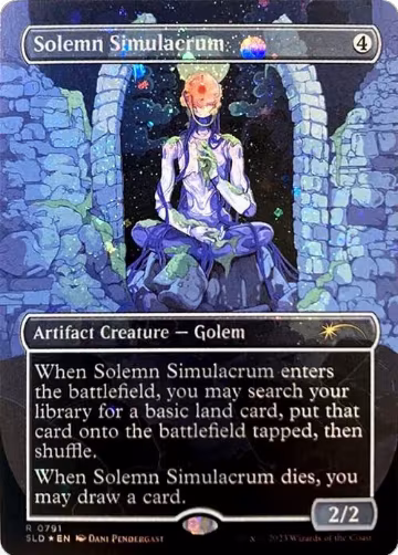 Solemn Simulacrum (0791) (Galaxy Foil) (791), Secret Lair Drop Series — Magic card price