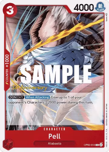 Pell (OP05-014), Awakening of the New Era: 1st Anniversary Tournament Cards — One Piece card price
