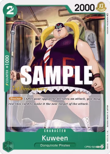 Kuween (OP05-024), Awakening of the New Era: 1st Anniversary Tournament Cards — One Piece card price