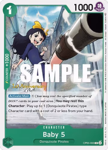 Baby 5 (033) (OP05-033), Awakening of the New Era: 1st Anniversary Tournament Cards — One Piece card price