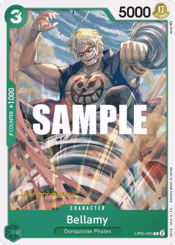 Bellamy (OP05-035), Awakening of the New Era: 1st Anniversary Tournament Cards — One Piece card price