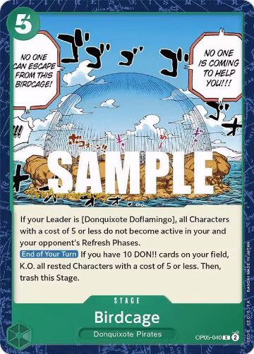 Birdcage (OP05-040), Awakening of the New Era: 1st Anniversary Tournament Cards — One Piece card price