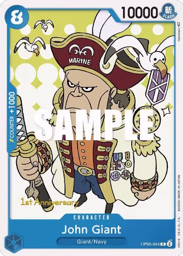 John Giant (OP05-044), Awakening of the New Era: 1st Anniversary Tournament Cards — One Piece card price