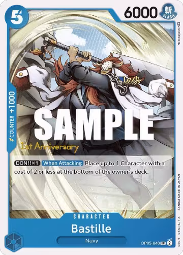 Bastille (OP05-048), Awakening of the New Era: 1st Anniversary Tournament Cards — One Piece card price