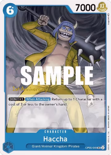 Haccha (OP05-049), Awakening of the New Era: 1st Anniversary Tournament Cards — One Piece card price