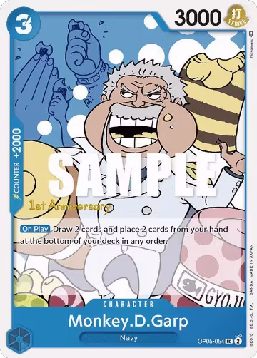 Monkey.D.Garp (OP05-054), Awakening of the New Era: 1st Anniversary Tournament Cards — One Piece card price
