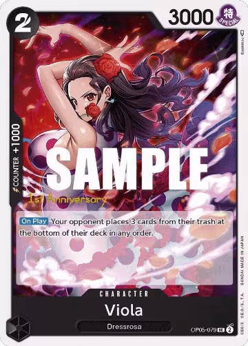 Viola (OP05-079), Awakening of the New Era: 1st Anniversary Tournament Cards — One Piece card price
