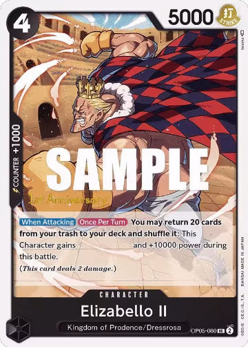 Elizabello II (OP05-080), Awakening of the New Era: 1st Anniversary Tournament Cards — One Piece card price