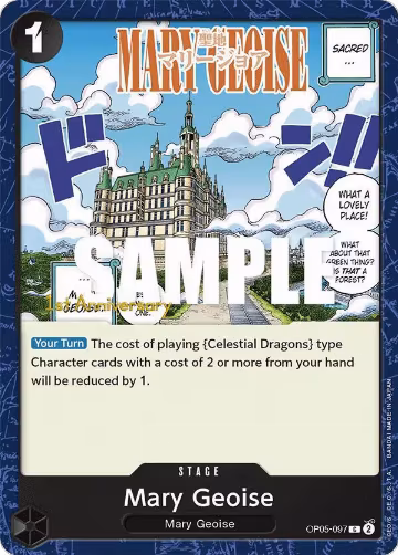 Mary Geoise (OP05-097), Awakening of the New Era: 1st Anniversary Tournament Cards — One Piece card price