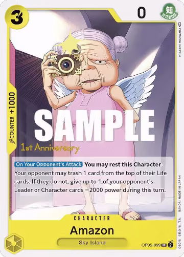 Amazon (OP05-099), Awakening of the New Era: 1st Anniversary Tournament Cards — One Piece card price