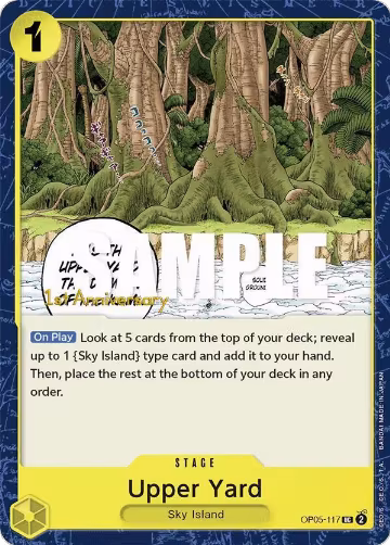 Upper Yard (OP05-117), Awakening of the New Era: 1st Anniversary Tournament Cards — One Piece card price