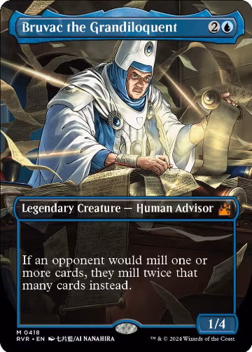 Bruvac the Grandiloquent (Anime Borderless) (418), Ravnica Remastered — Magic card price