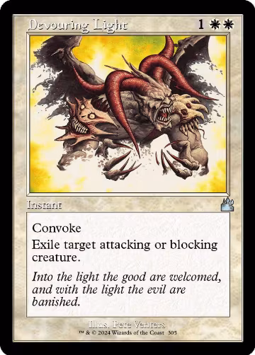 Devouring Light (Retro Frame) (305), Ravnica Remastered — Magic card price