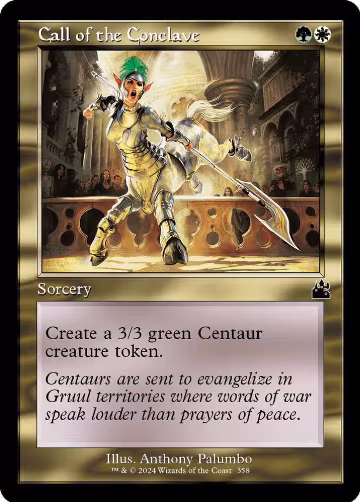 Call of the Conclave (Retro Frame) (358), Ravnica Remastered — Magic card price
