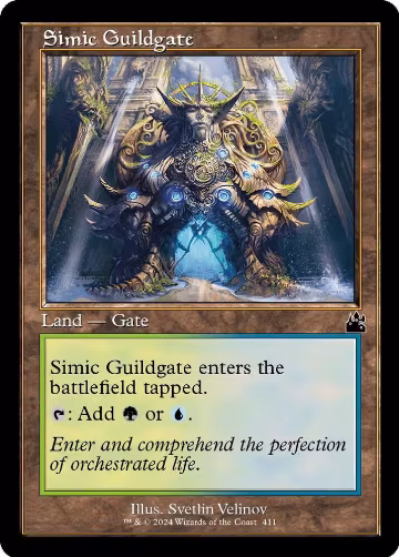 Simic Guildgate (Retro Frame) (411), Ravnica Remastered — Magic card price