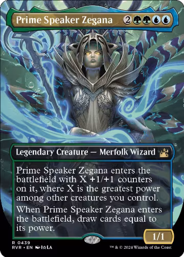 Prime Speaker Zegana (Anime Borderless) (439), Ravnica Remastered — Magic card price