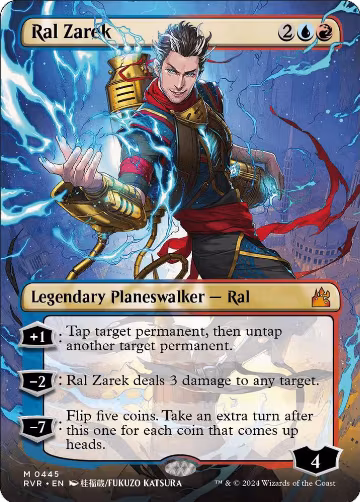 Ral Zarek (Anime Borderless) (445), Ravnica Remastered — Magic card price