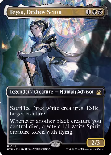 Teysa, Orzhov Scion (Anime Borderless) (441), Ravnica Remastered — Magic card price