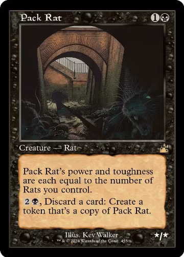 Pack Rat (Retro Frame) (455), Ravnica Remastered — Magic card price
