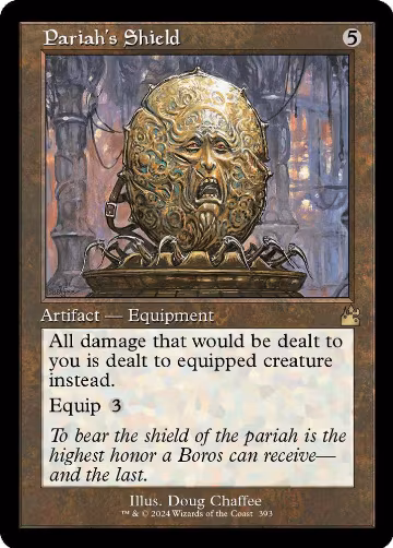 Pariah's Shield (Retro Frame) (393), Ravnica Remastered — Magic card price