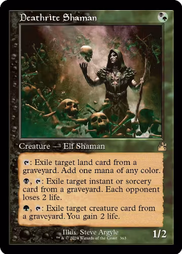 Deathrite Shaman (Retro Frame) (363), Ravnica Remastered — Magic card price