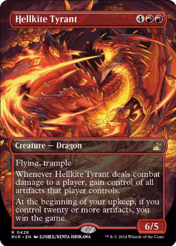 Hellkite Tyrant (Anime Borderless) (428), Ravnica Remastered — Magic card price