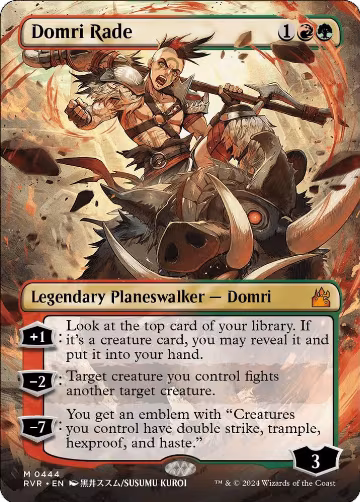 Domri Rade (Anime Borderless) (444), Ravnica Remastered — Magic card price