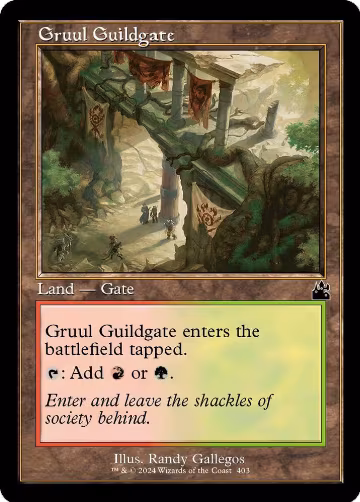 Gruul Guildgate (Retro Frame) (403), Ravnica Remastered — Magic card price