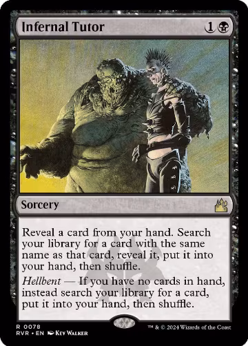 Infernal Tutor (78), Ravnica Remastered — Magic card price