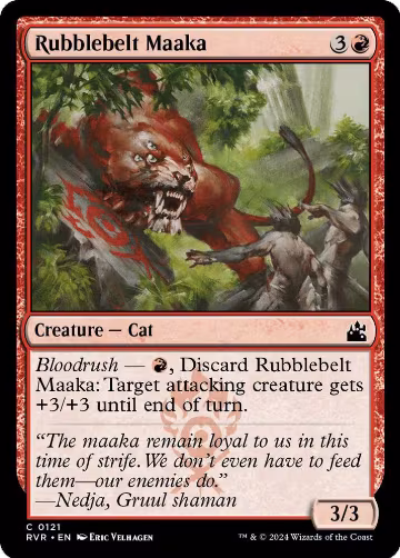 Rubblebelt Maaka (121), Ravnica Remastered — Magic card price