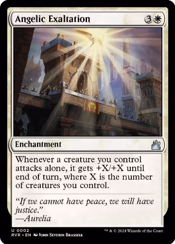 Angelic Exaltation (2), Ravnica Remastered — Magic card price