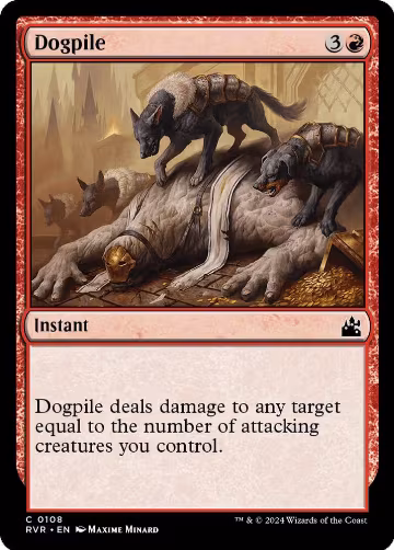 Dogpile (108), Ravnica Remastered — Magic card price