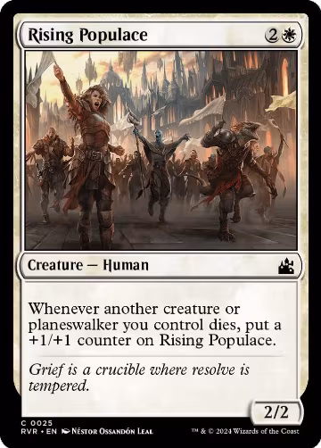 Rising Populace (25), Ravnica Remastered — Magic card price
