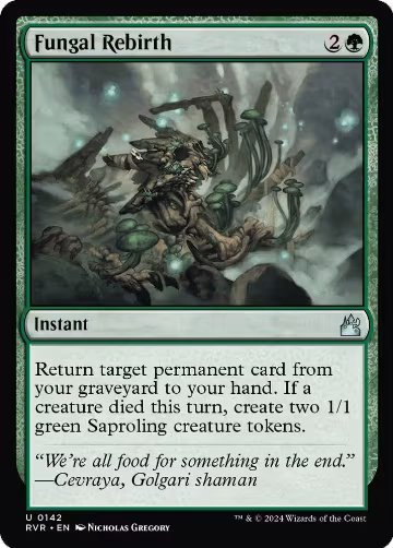 Fungal Rebirth (142), Ravnica Remastered — Magic card price