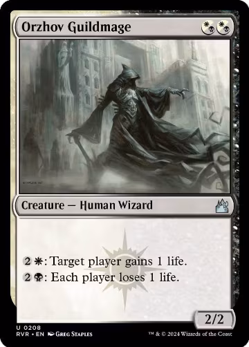 Orzhov Guildmage (208), Ravnica Remastered — Magic card price