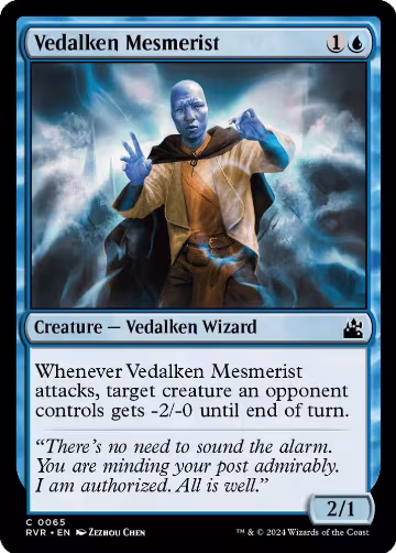 Vedalken Mesmerist (65), Ravnica Remastered — Magic card price