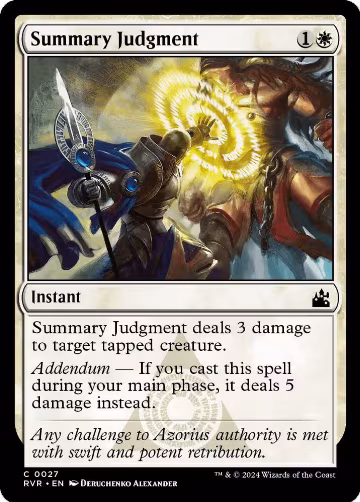 Summary Judgment (27), Ravnica Remastered — Magic card price