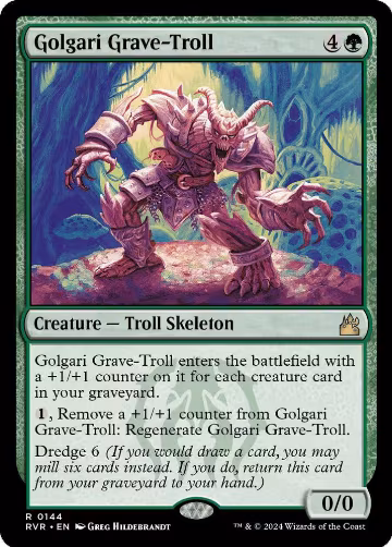 Golgari Grave-Troll (144), Ravnica Remastered — Magic card price