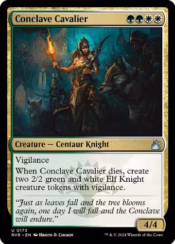 Conclave Cavalier (173), Ravnica Remastered — Magic card price