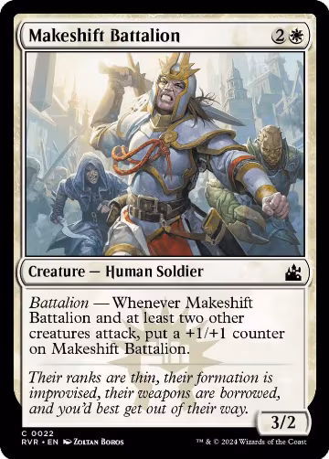 Makeshift Battalion (22), Ravnica Remastered — Magic card price