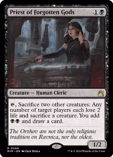 Priest of Forgotten Gods (90), Ravnica Remastered — Magic card price