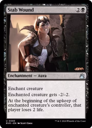 Stab Wound (93), Ravnica Remastered — Magic card price
